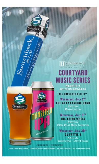 Switchback July schedule