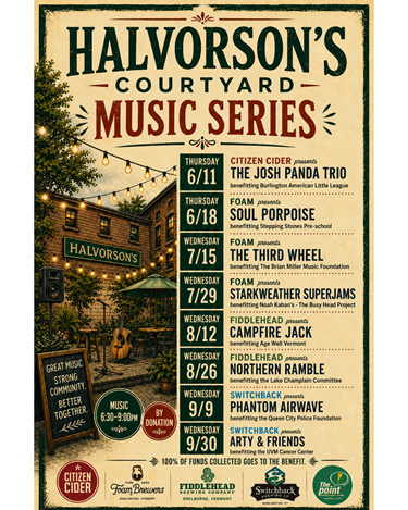 2026 Courtyard Music Series calendar
